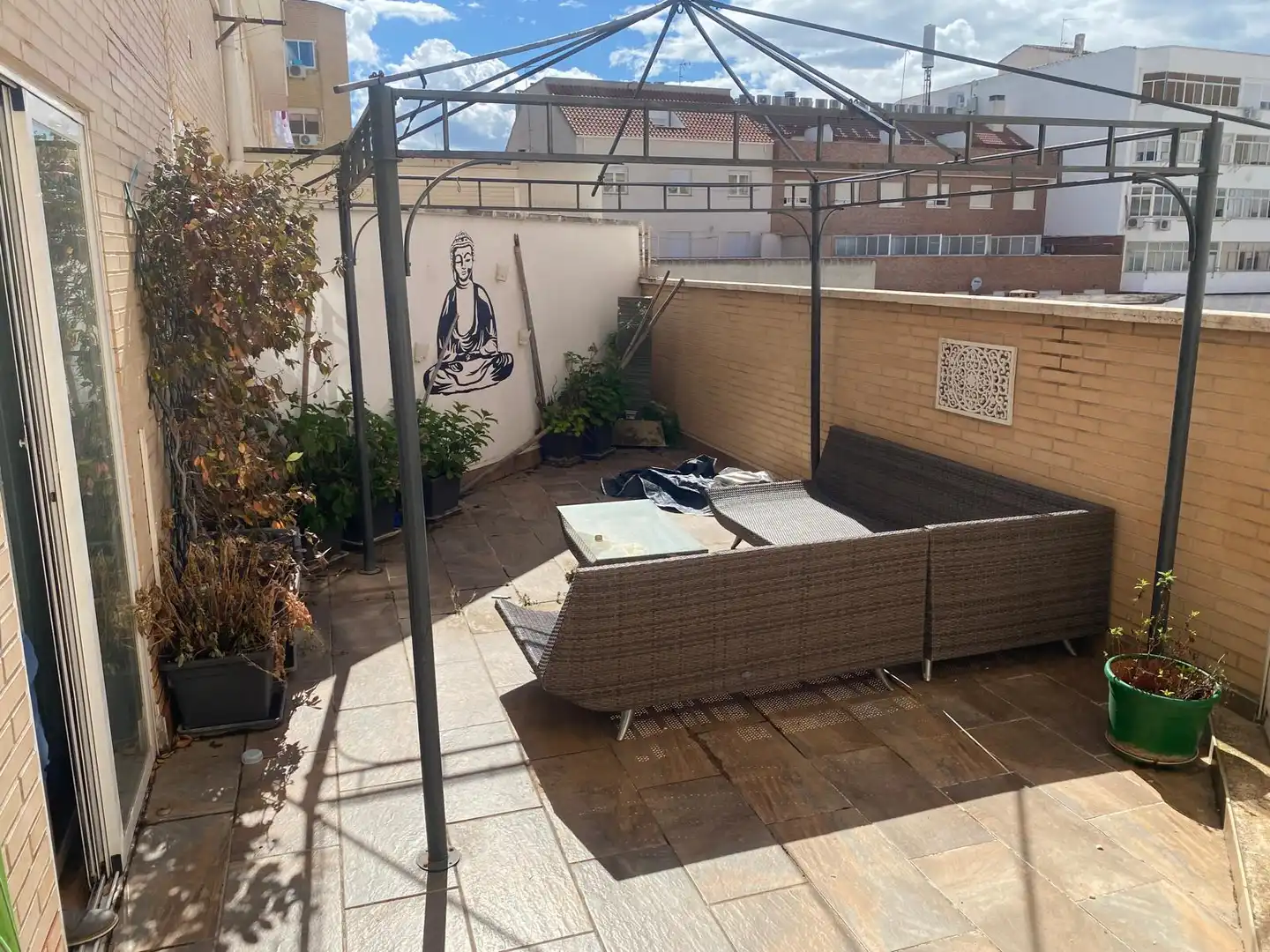 Terrasse von Wohnung zum Verkauf in Ciudad Real mit Heizung, Terrasse und Abstellraum