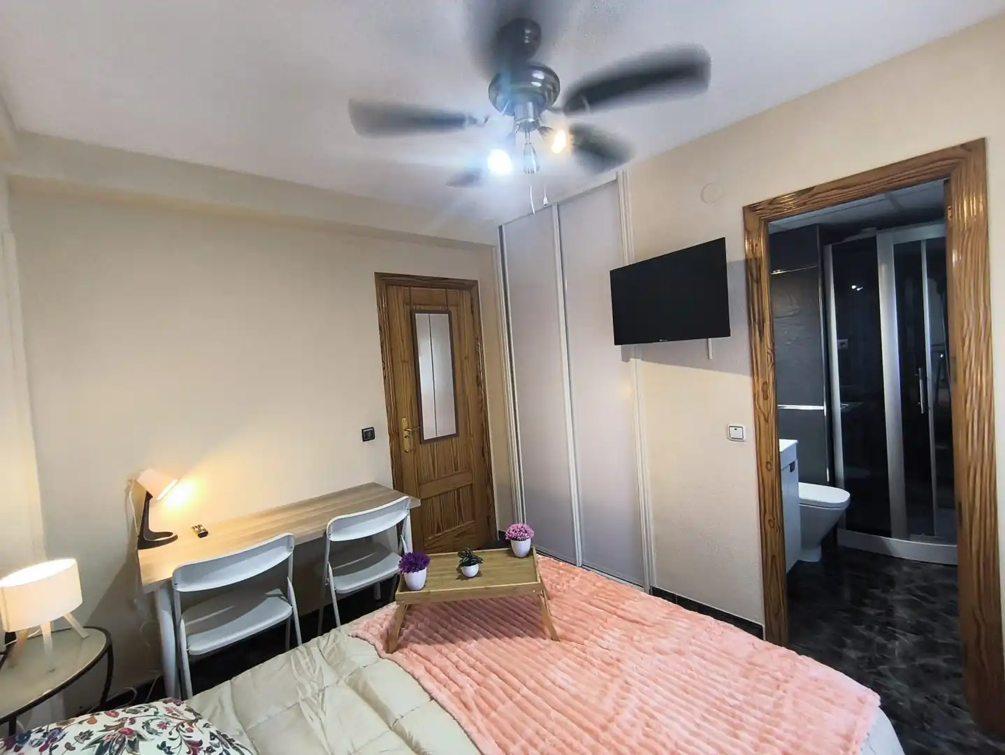 Bedroom of Flat for share in Collado Villalba  with Heating, Terrace and Furnished