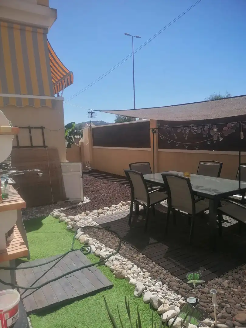Terrace of Flat for rent in Algorfa  with Air Conditioner, Heating and Private garden