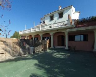 Exterior view of House or chalet for sale in Málaga Capital  with Air Conditioner, Private garden and Parquet flooring
