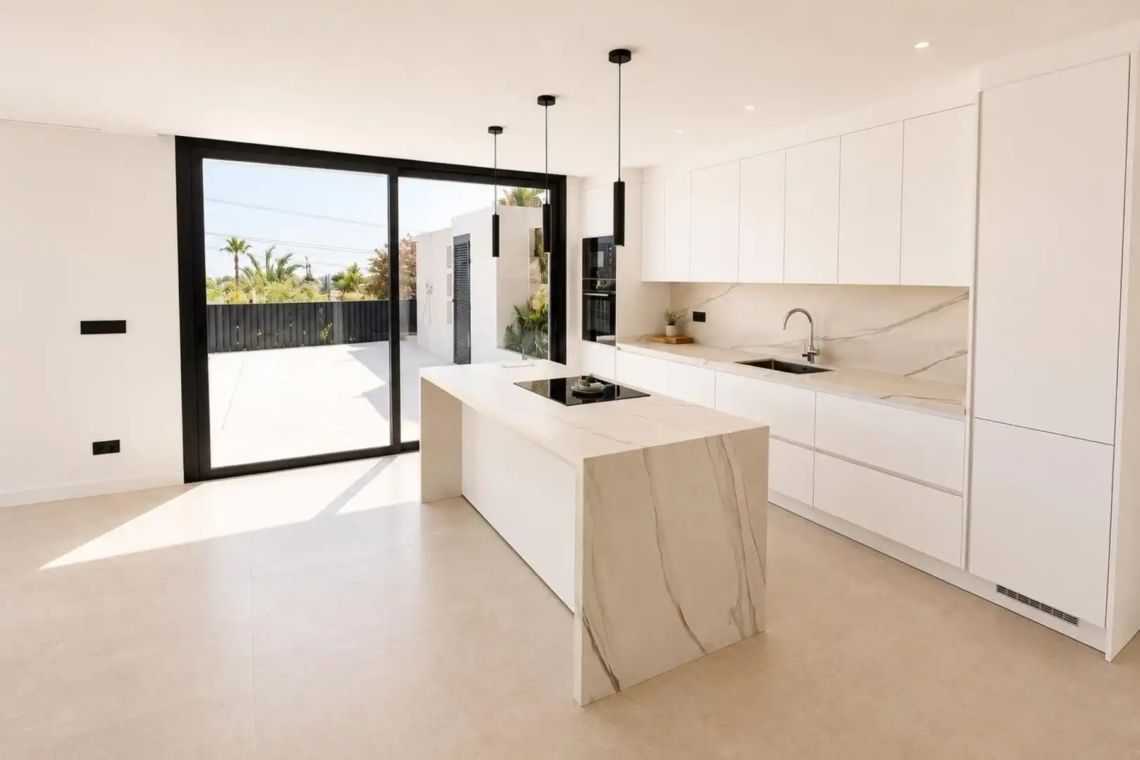Cocina de Casa o chalet en venta en L'Alfàs del Pi con Aire acondicionado, Calefacción y Terraza