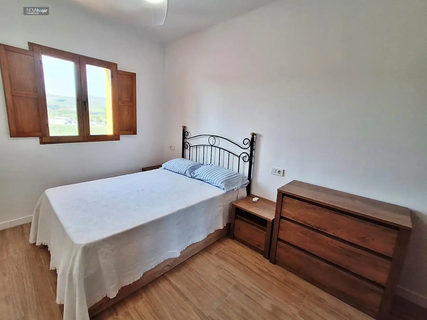 Schlafzimmer von Wohnung zur Miete in Málaga mit Klimaanlage, Heizung und Möbliert
