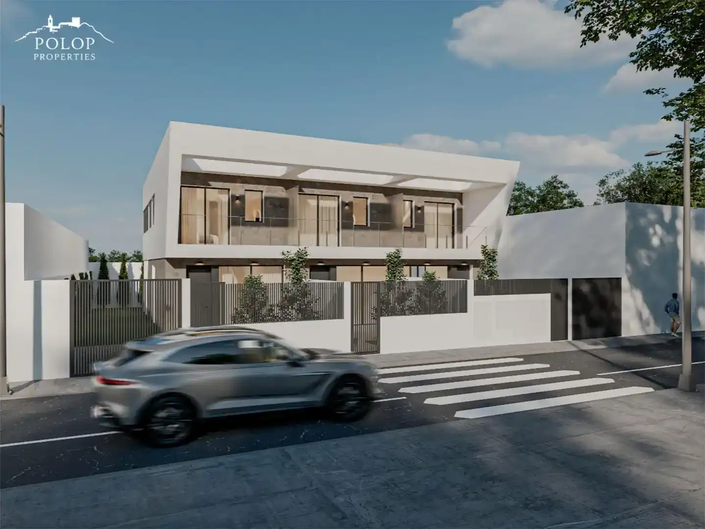 Exterior view of Flat for sale in Polop  with Air Conditioner, Private garden and Balcony