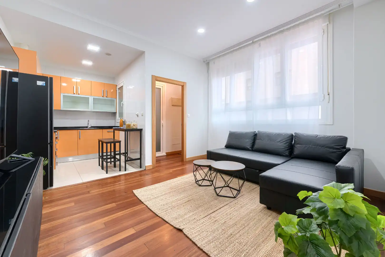 Sala de estar de Apartamento de alquiler en Barakaldo  con Calefacción, Amueblado y Lavadora