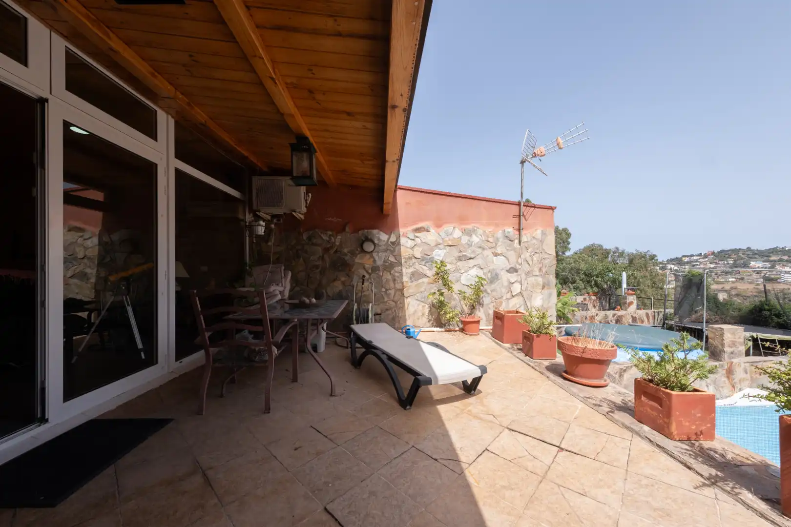 Terrassa de Casa adosada en venda en Santa Brígida amb Jardí privat, Terrassa i Piscina