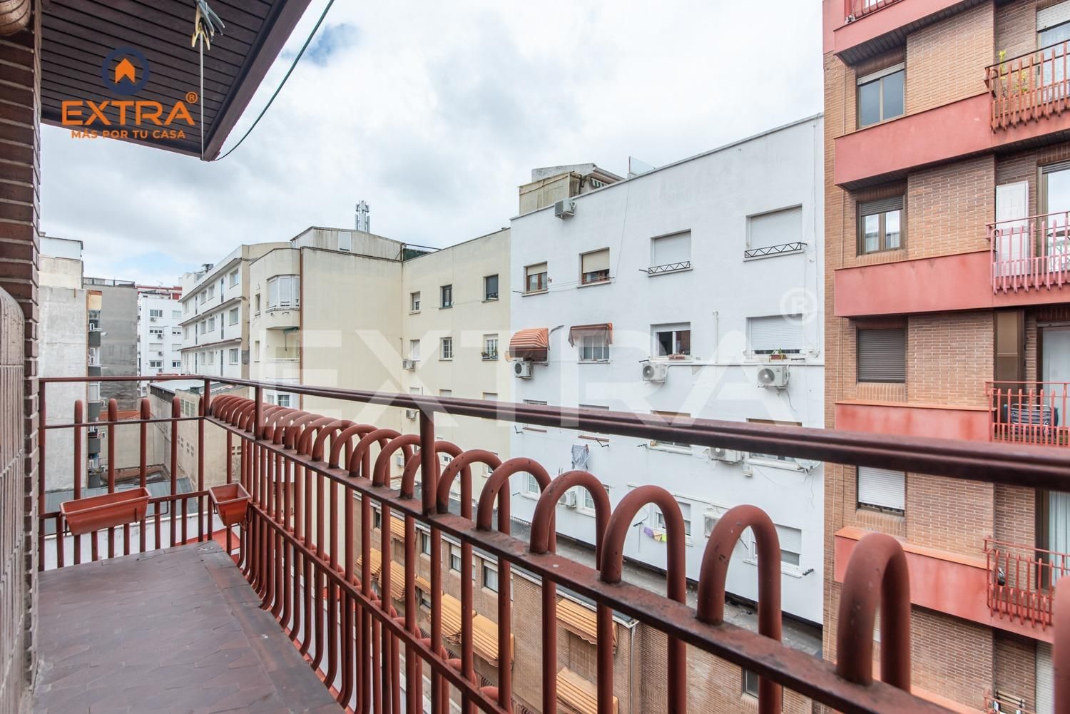 Balcony of Flat to rent in  Madrid Capital  with Heating, Private garden and Terrace