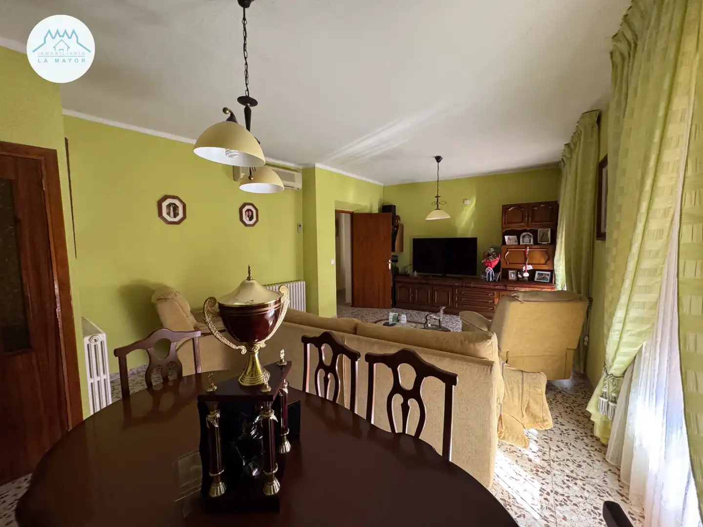 Living room of Houses for sale in Carrión de Calatrava  with Air Conditioner, Terrace and Furnished