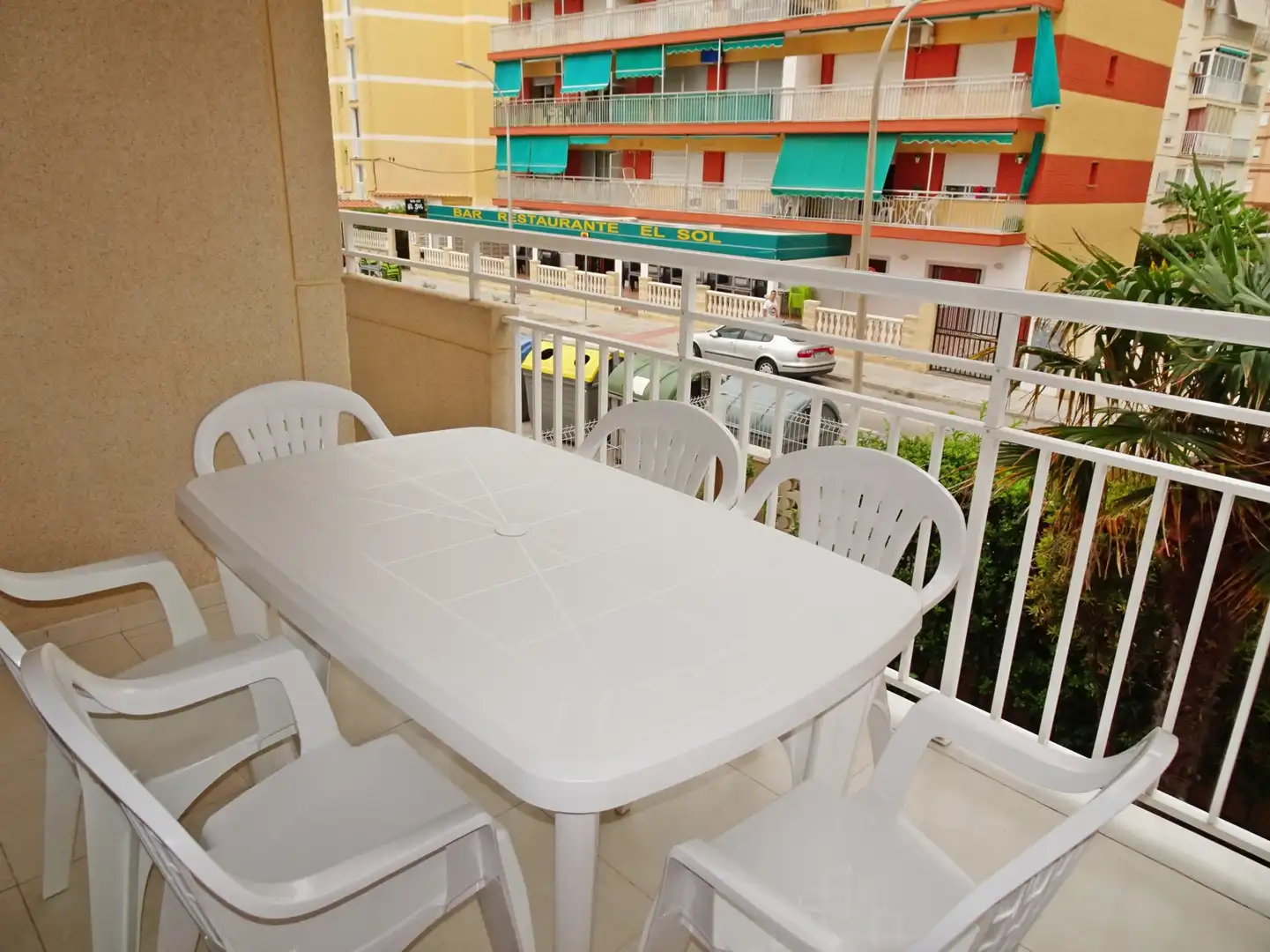 Terraza de Apartamento de alquiler en Gandia con Parquet, Terraza y Amueblado