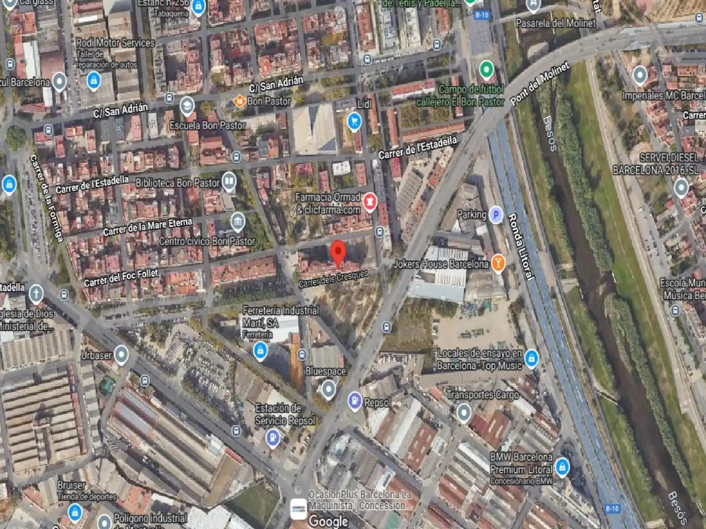 Vista exterior de Pis en venda en Barcelona