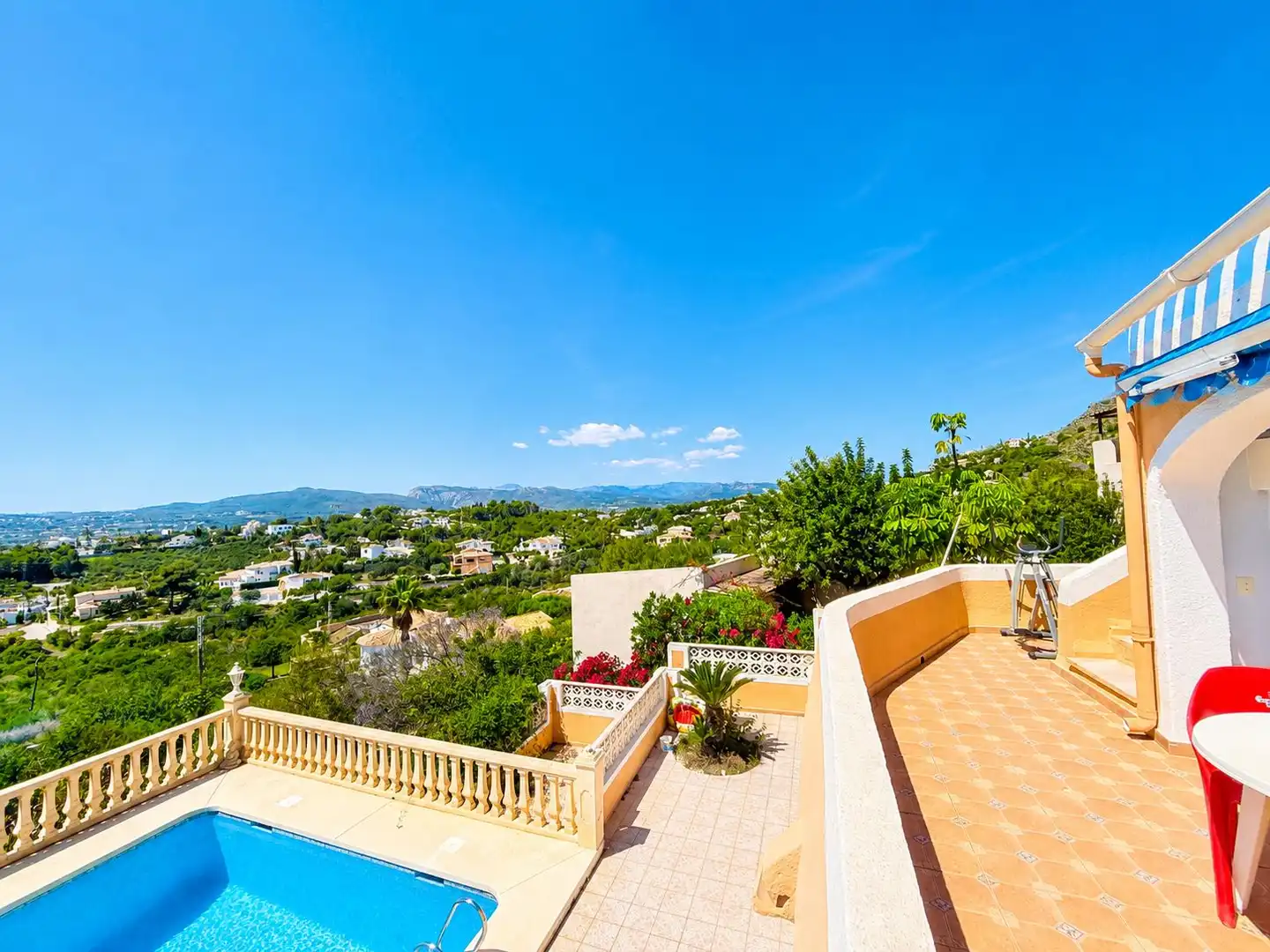 Exterior view of Houses for rent in Jávea / Xàbia  with Air Conditioner, Heating and Private garden