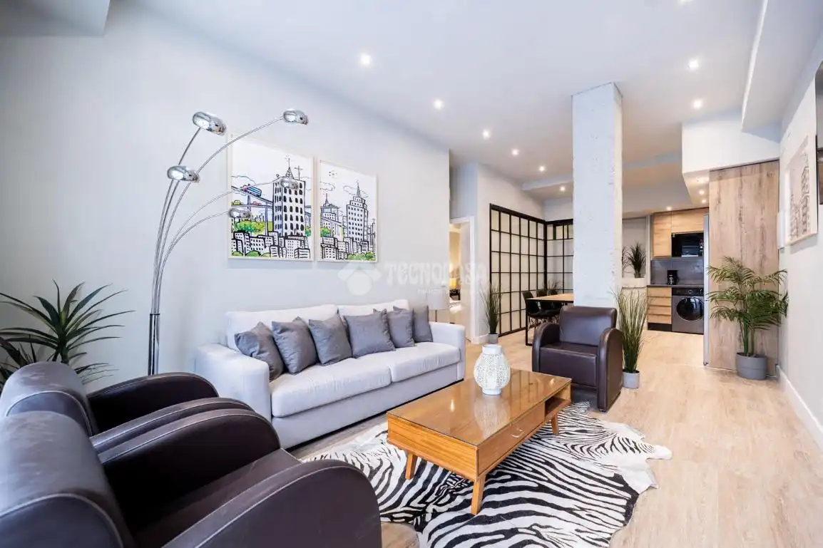 Living room of Flat for sale in Madrid