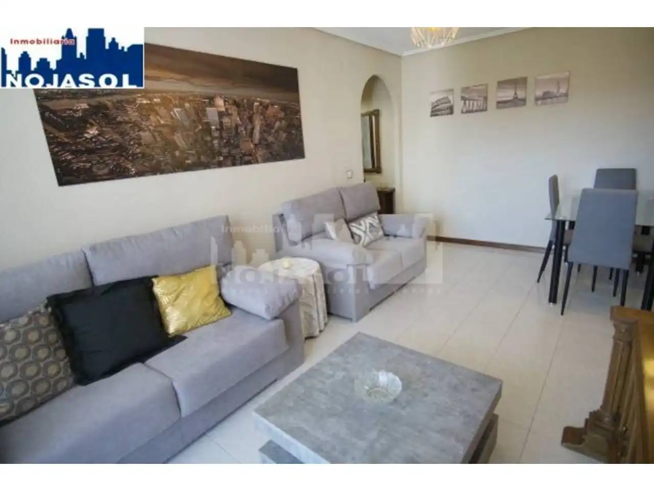 Living room of Flat for rent in Noja  with Terrace and Furnished