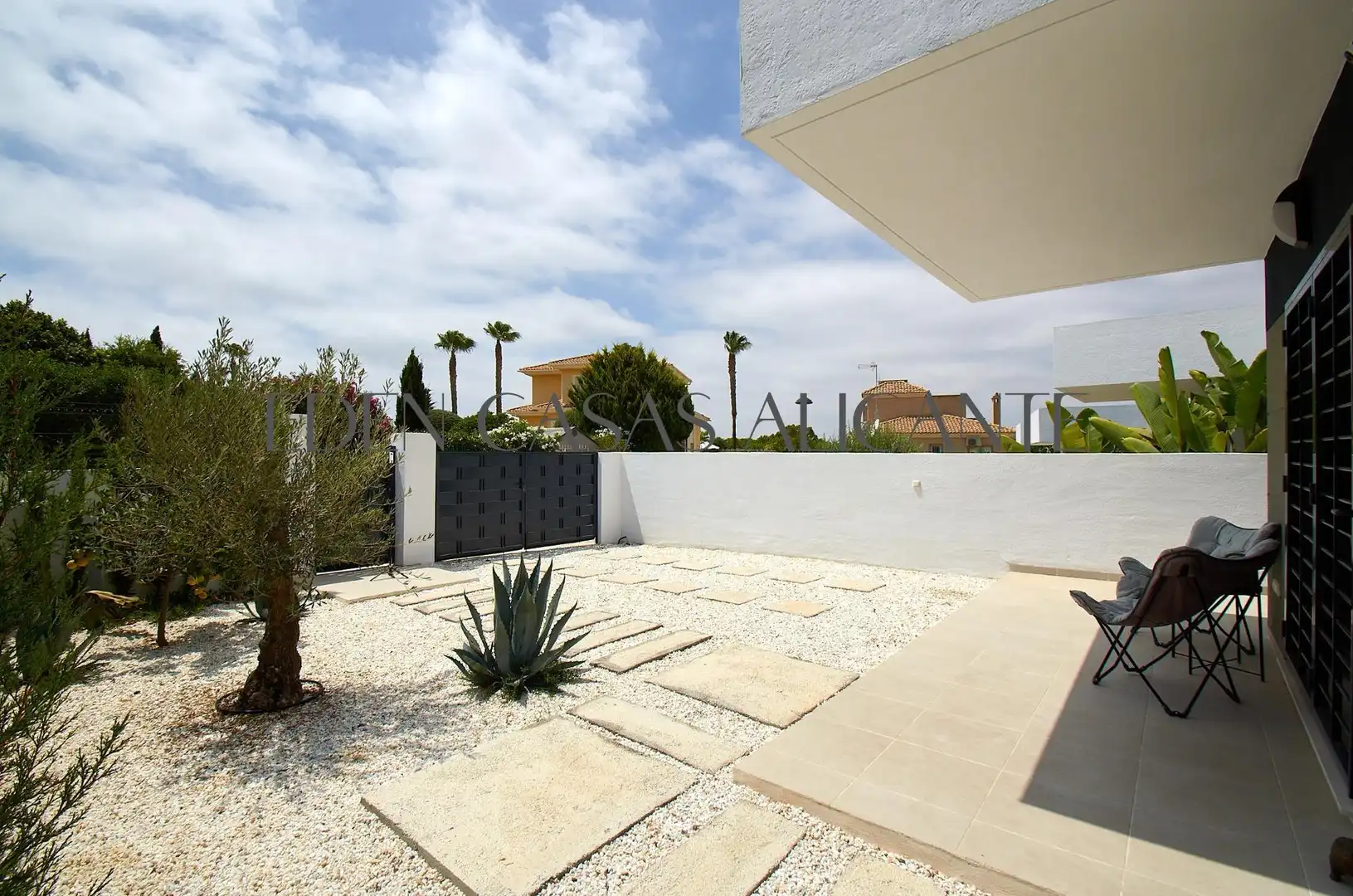 Terraza de Casa adosada en venta en Busot con Aire acondicionado, Calefacción y Jardín privado
