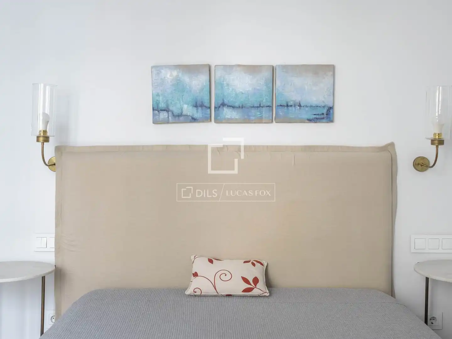 Schlafzimmer von Wohnung zur Miete in Madrid mit Klimaanlage, Heizung und Parkett