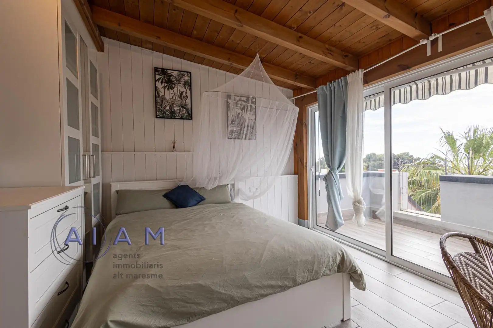 Bedroom of Houses for sale in Santa Susanna  with Air Conditioner, Heating and Private garden