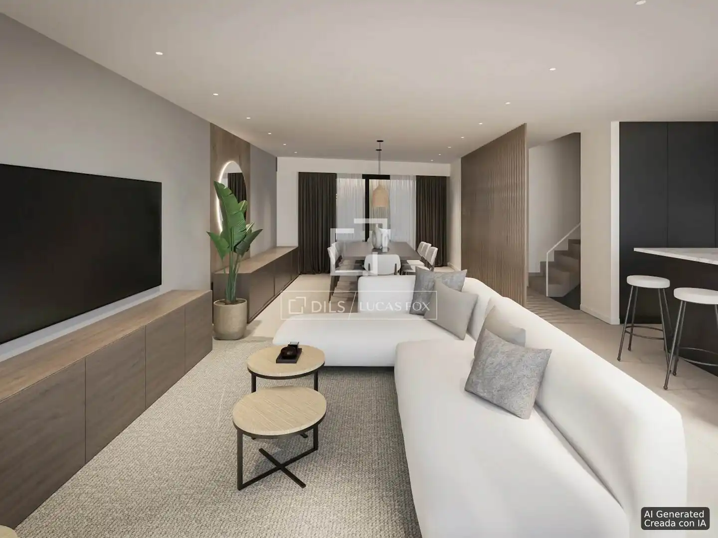 Sala de estar de Casa o chalet en venta en  Palma de Mallorca con Aire acondicionado, Calefacción y Jardín privado