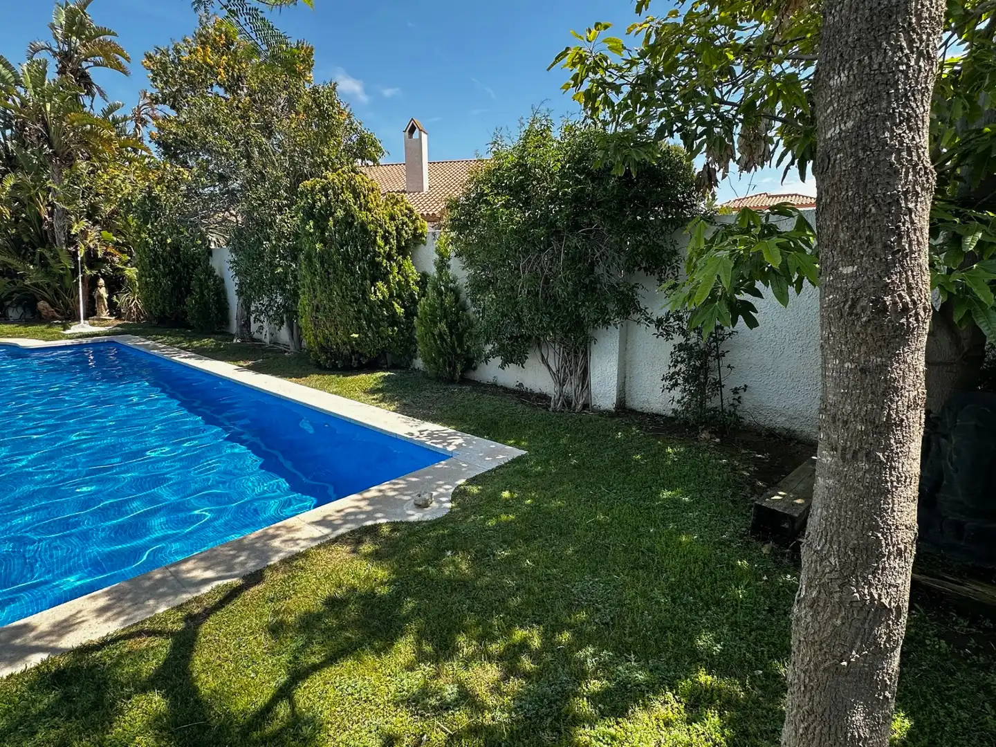 Piscina de Casa o chalet de alquiler en Mont-roig del Camp con Aire acondicionado, Jardín privado y Parquet