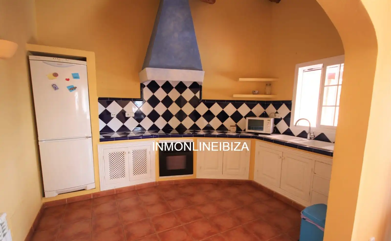 Cocina de Casa o chalet de alquiler en Sant Josep de sa Talaia con Jardín privado, Terraza y Piscina
