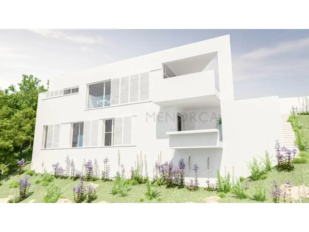 Vista exterior de Casa o xalet en venda en Maó - Mahón amb Piscina