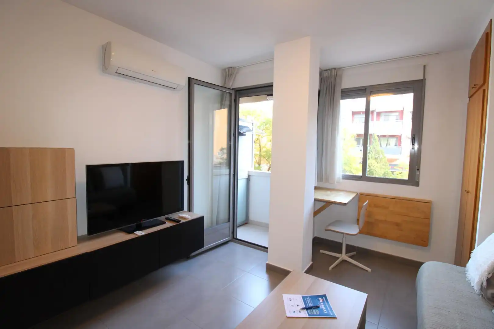 Sala de estar de Estudio de alquiler en Murcia con Calefacción, Terraza y Trastero
