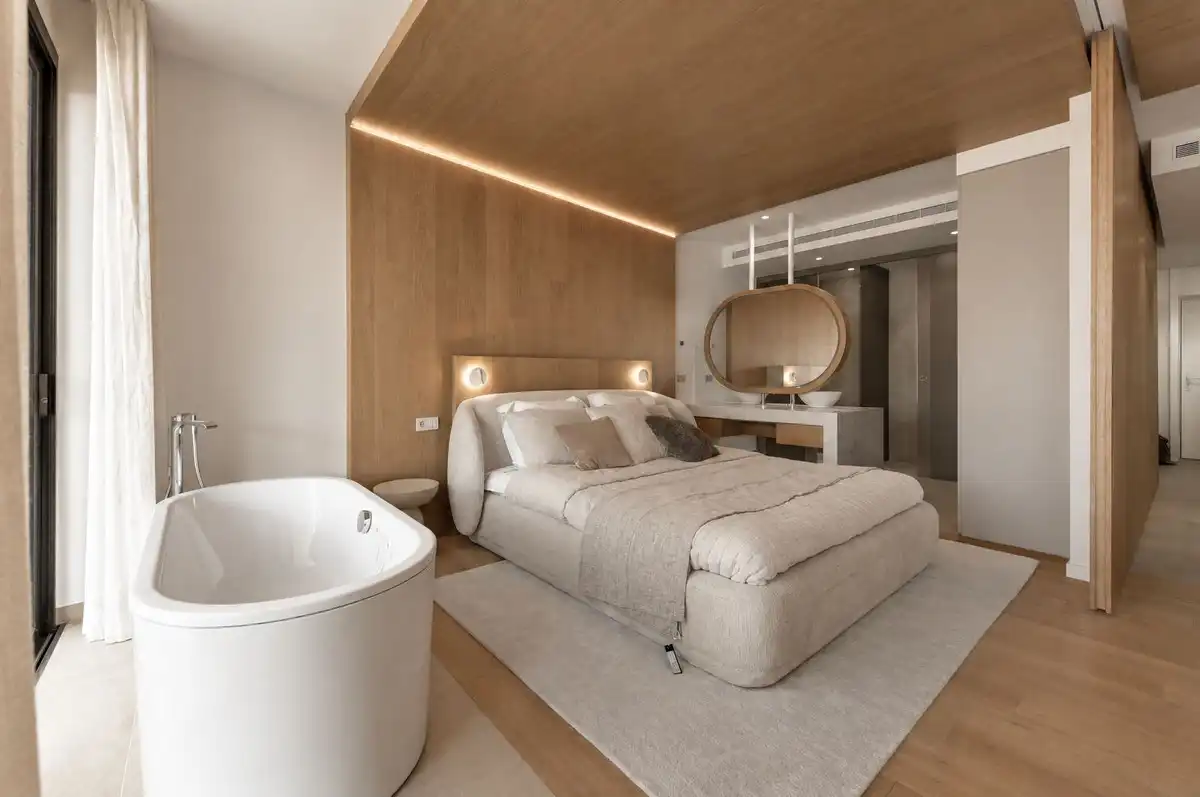 Schlafzimmer von Erdgeschoss zum Verkauf in Fuengirola mit Terrasse und Abstellraum