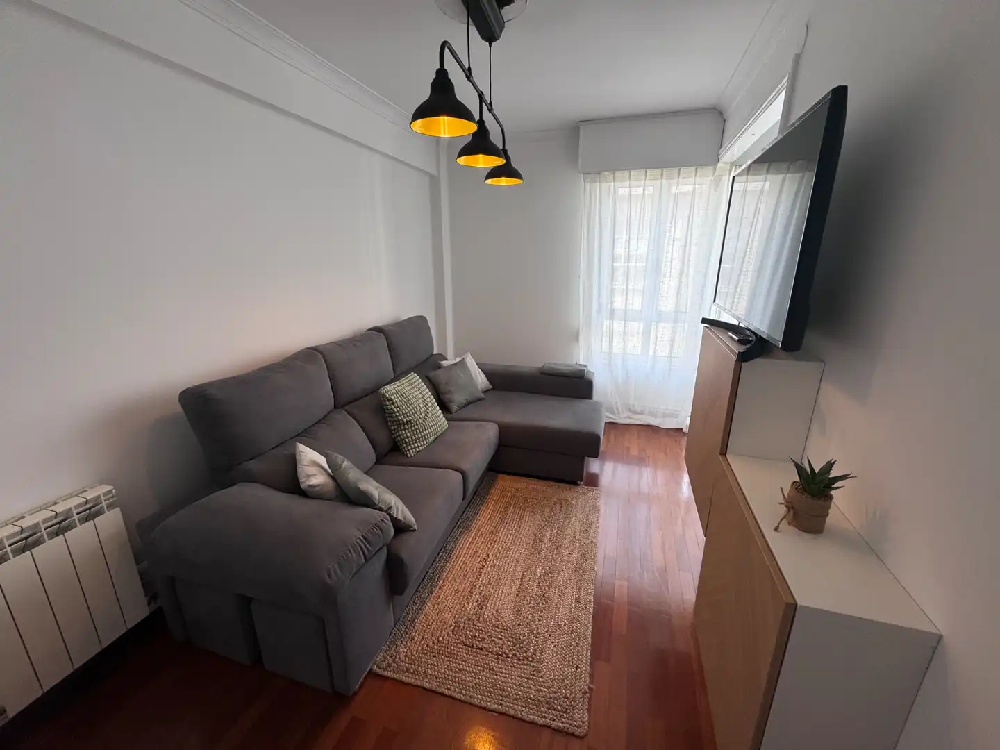 Sala de estar de Piso de alquiler en Ferrol con Amueblado
