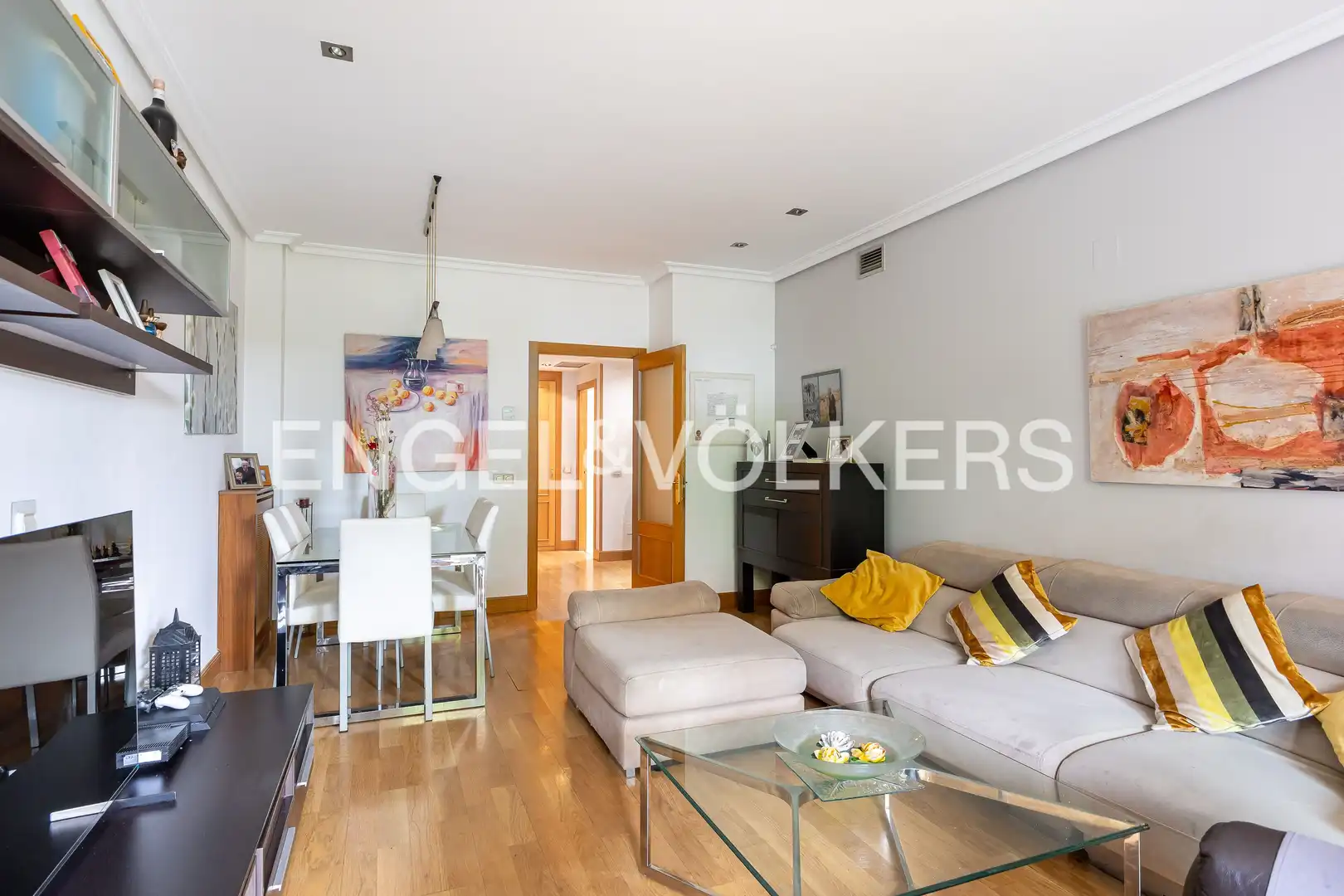 Sala de estar de Piso en venta en Madrid con Aire acondicionado, Calefacción y Jardín privado