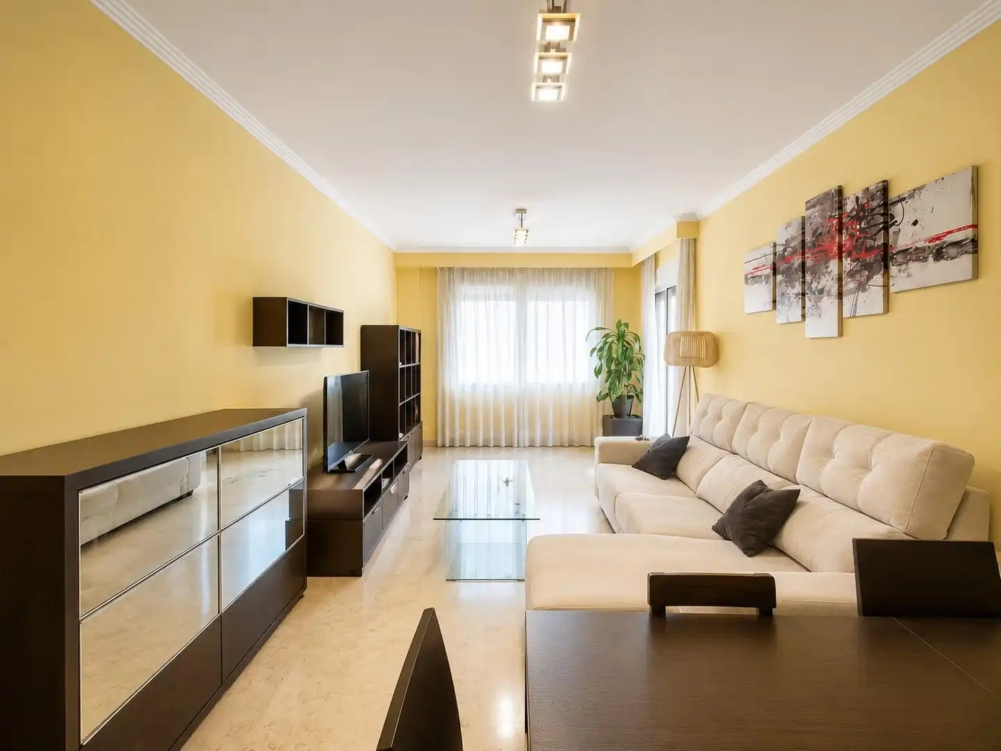 Sala de estar de Piso en venta en  Palma de Mallorca con Aire acondicionado, Terraza y Amueblado