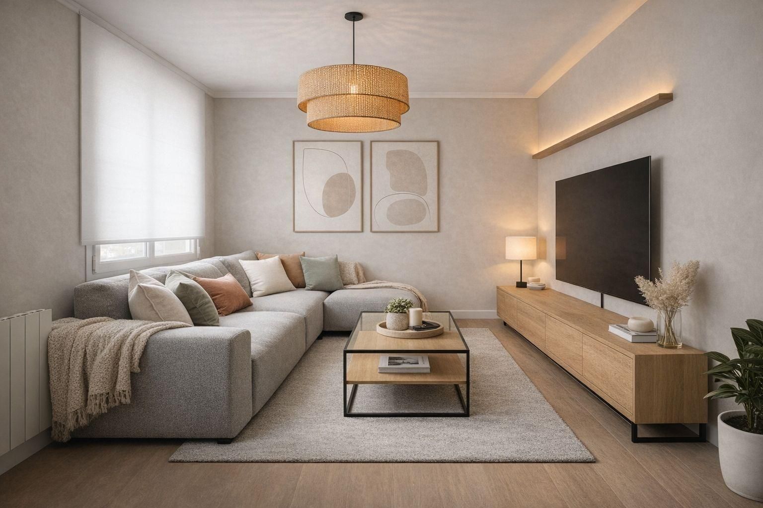 Sala de estar de Piso en venta en Galdakao con Calefacción y Amueblado