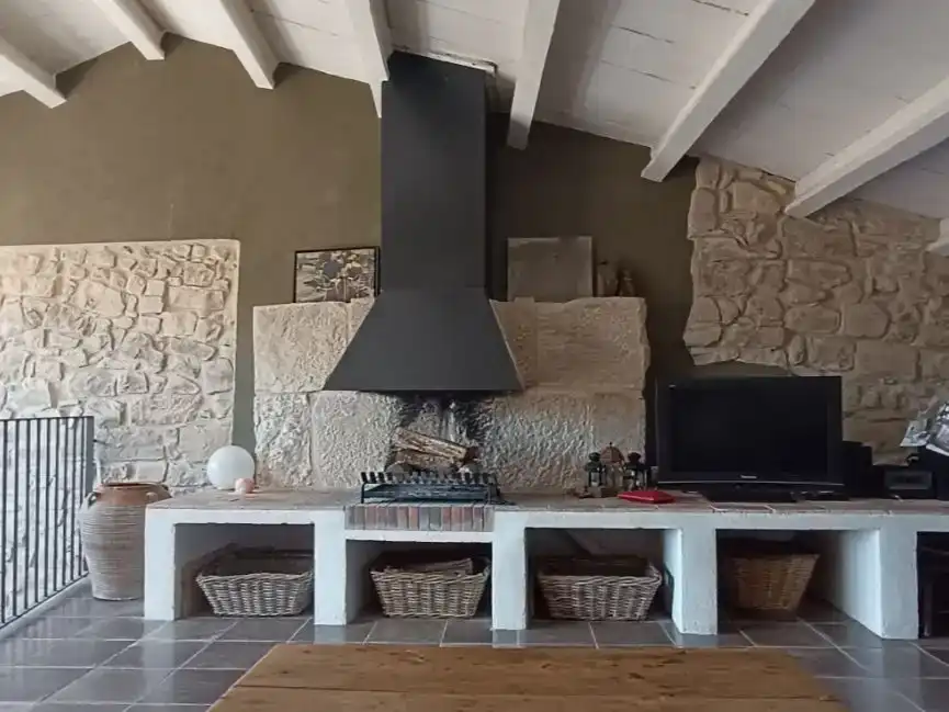 Sala d'estar de Casa adosada en venda en Passanant i Belltall, Tarragona
