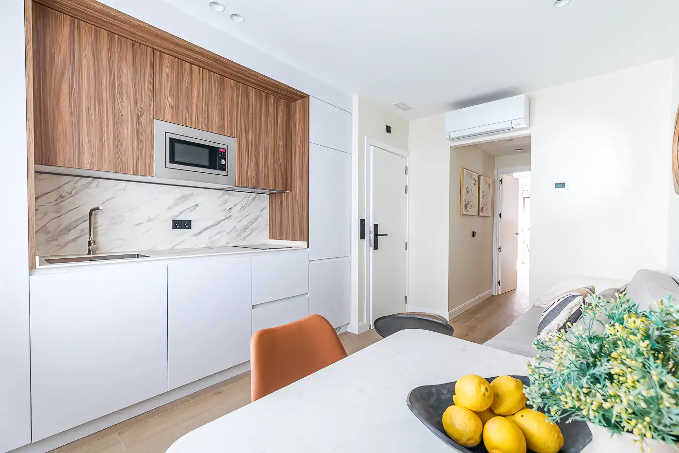 Kitchen of Apartments for rent in Madrid  with Air Conditioner, Heating and Terrace