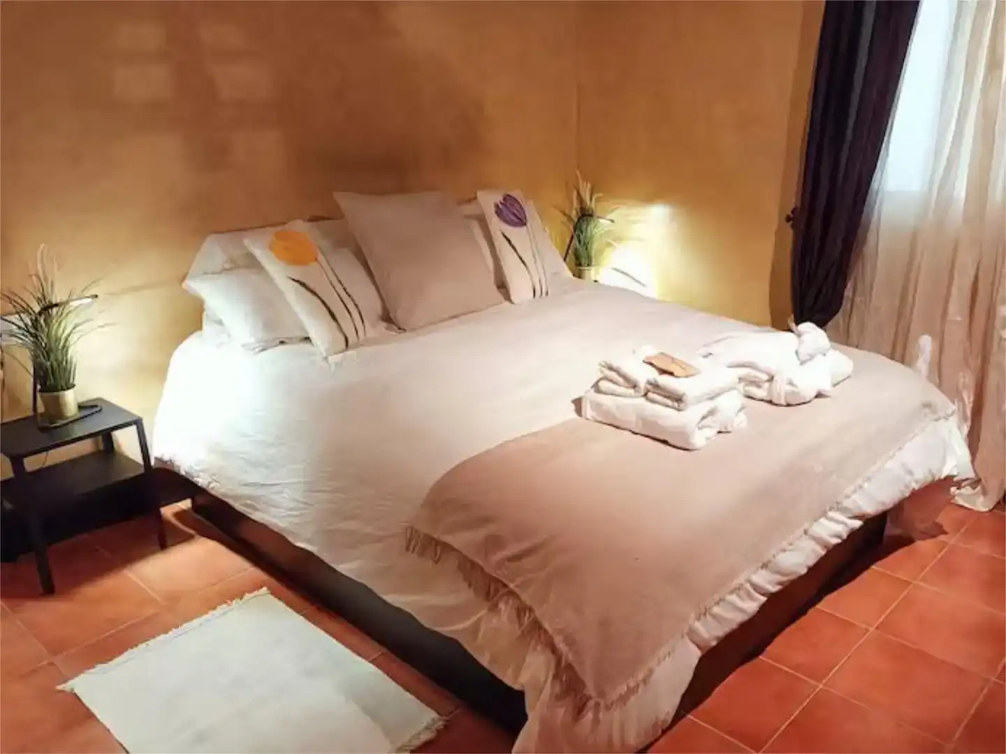 Schlafzimmer von Wohnung zur Miete in Écija mit Klimaanlage und Balkon