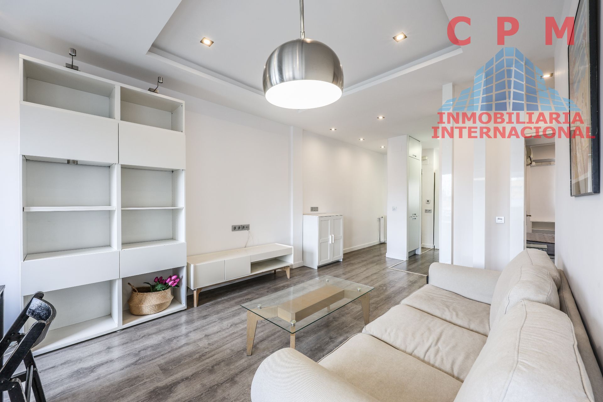 Sala d'estar de Pis de lloguer en  Madrid Capital amb Aire condicionat, Calefacció i Parquet