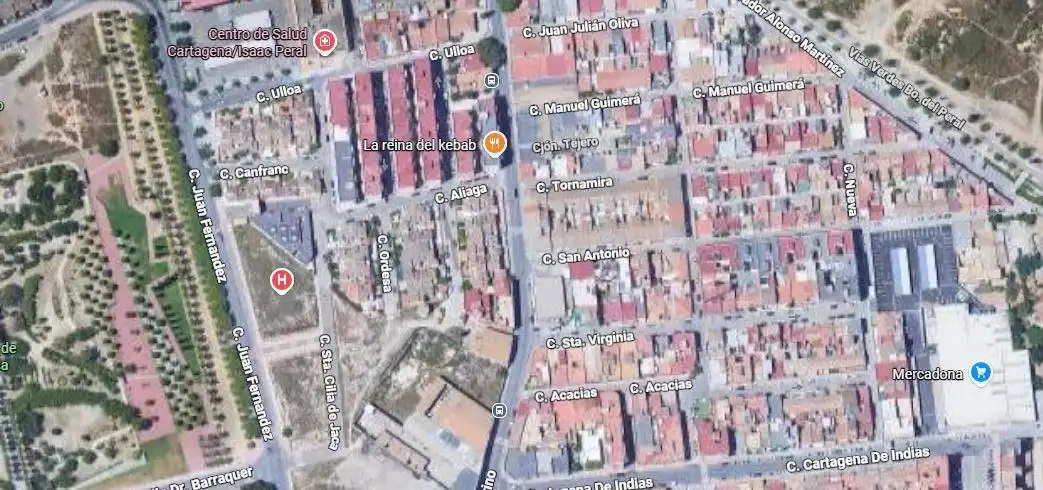 Vista exterior de Pis en venda en Cartagena