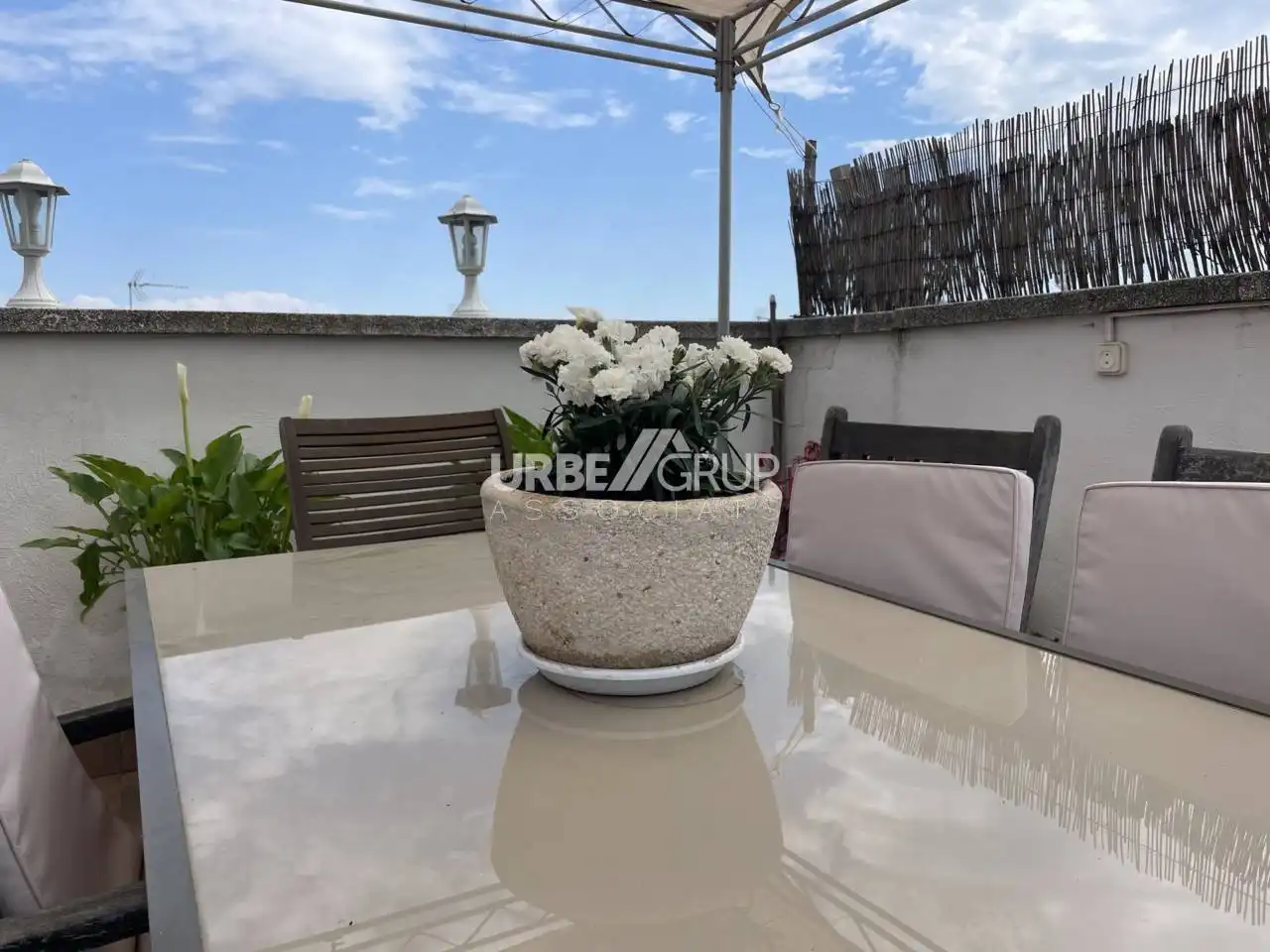 Terrace of Flat for sale in Sant Andreu de la Barca  with Heating, Terrace and Storage room