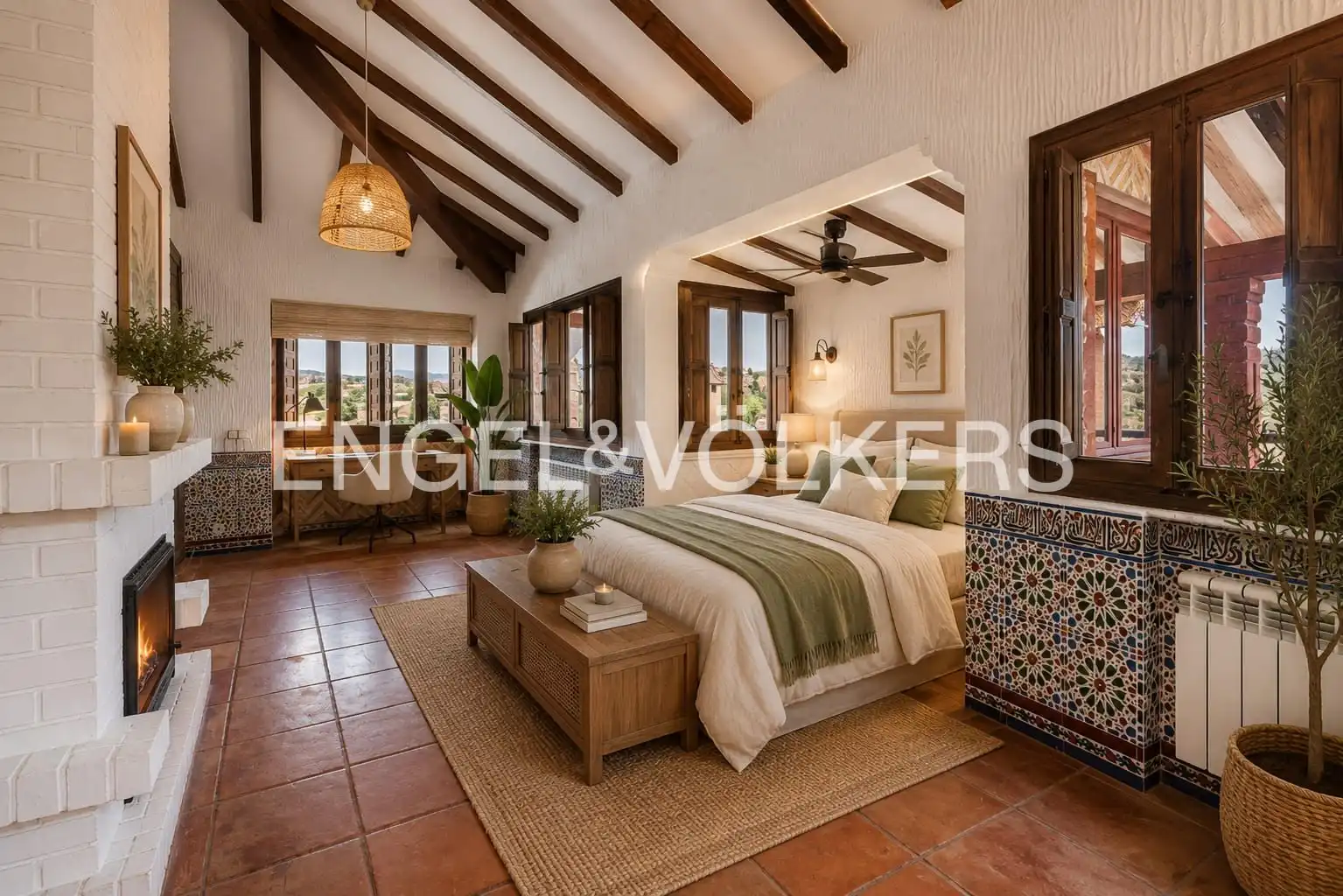 Habitación de Casa o chalet de alquiler en Las Rozas de Madrid con Calefacción, Jardín privado y Terraza