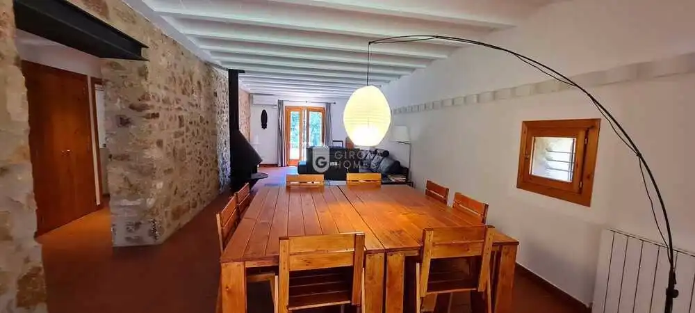 Dining room of Country homes for rent in Girona  with Air Conditioner, Heating and Private garden