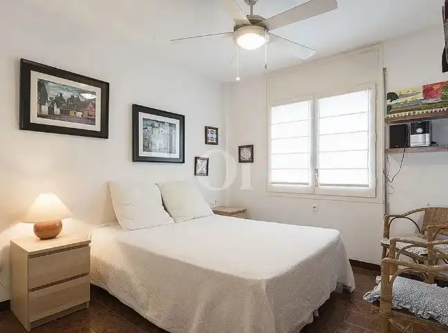 Bedroom of Flat for sale in Caldes d'Estrac  with Air Conditioner, Heating and Private garden