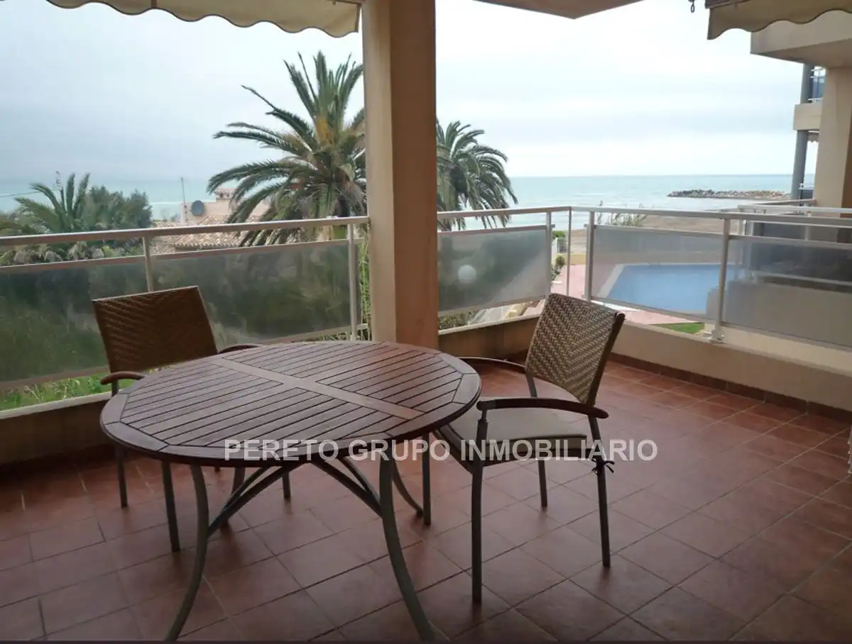 Terraza de Apartamento en venta en Dénia con Aire acondicionado, Calefacción y Jardín privado