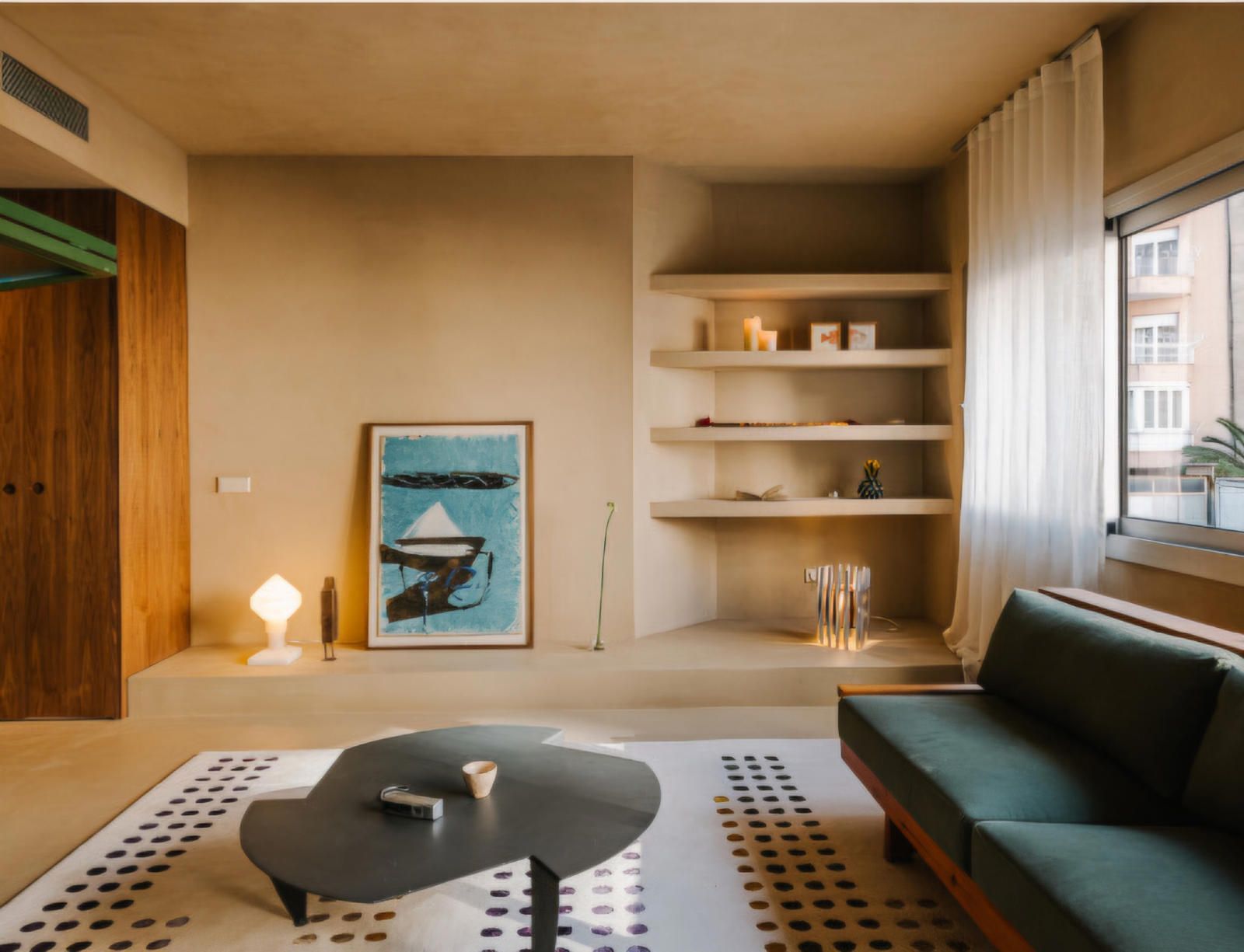 Living room of Flat to rent in  Barcelona Capital  with Air Conditioner, Heating and Oven