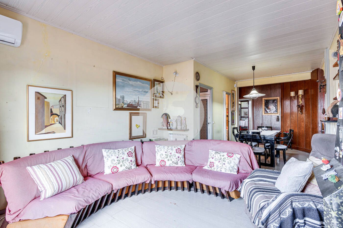 Living room of Attic for sale in  Barcelona Capital  with Air Conditioner, Heating and Terrace