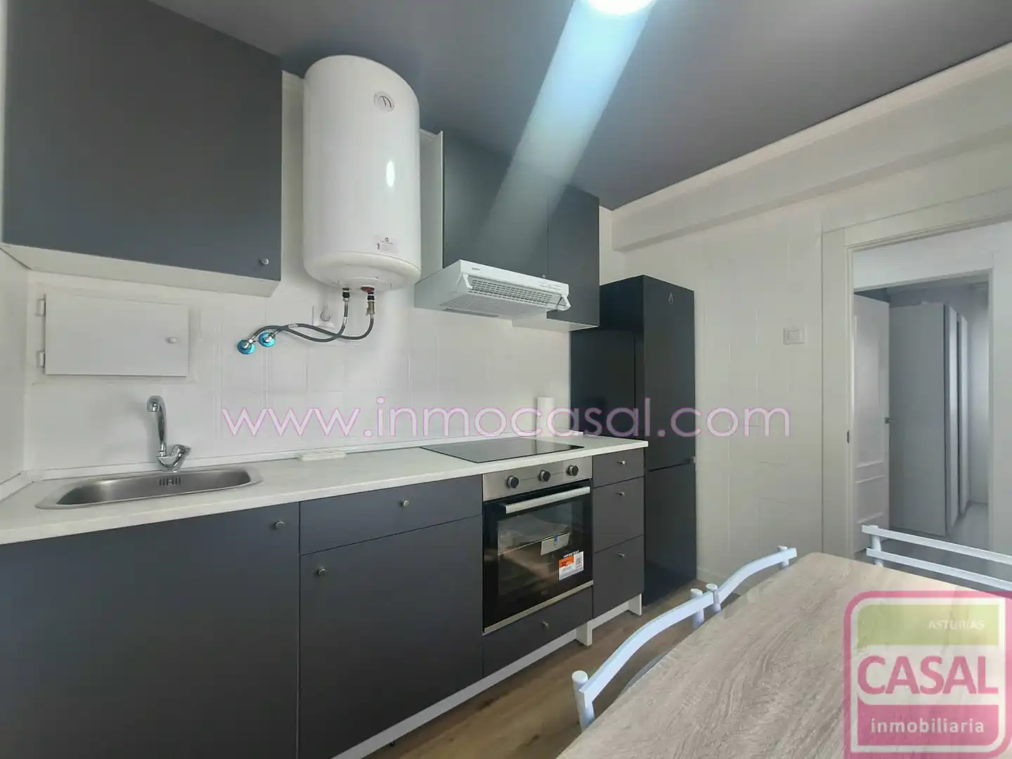 Cocina de Piso de alquiler en Mieres (Asturias) con Calefacción y Amueblado