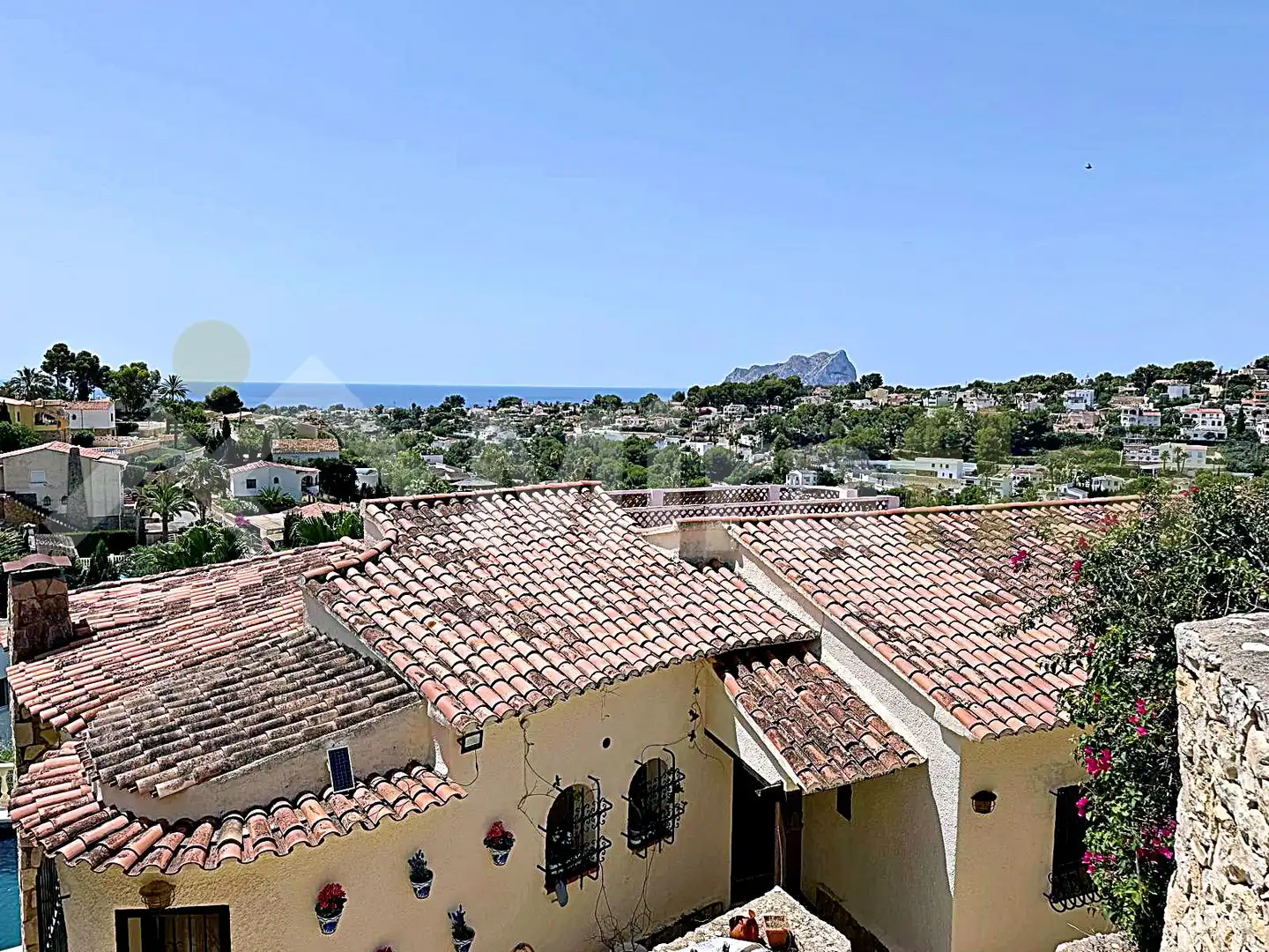 Vista exterior de Casa o chalet en venta en Benissa con Aire acondicionado, Jardín privado y Terraza