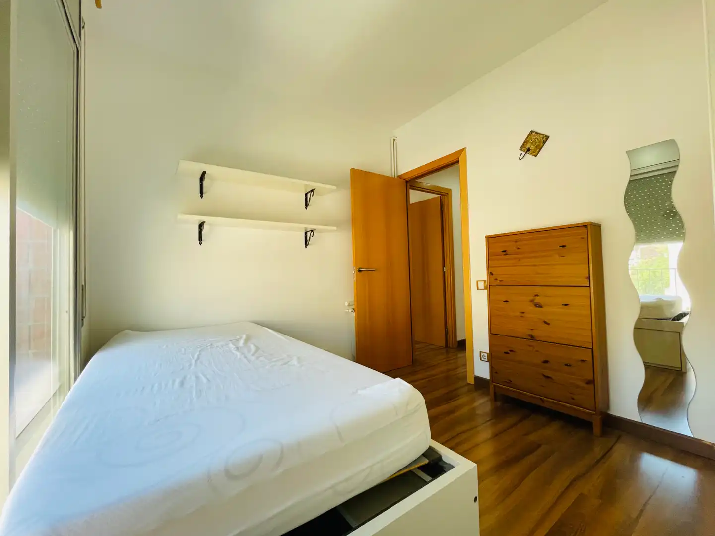 Bedroom of Flat for rent in Cervelló  with Air Conditioner, Heating and Parquet flooring