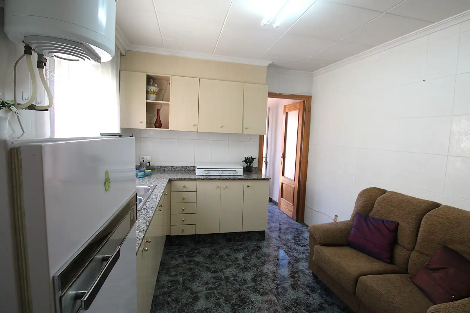 Cocina de Casa adosada en venta en Almansa con Terraza y Trastero