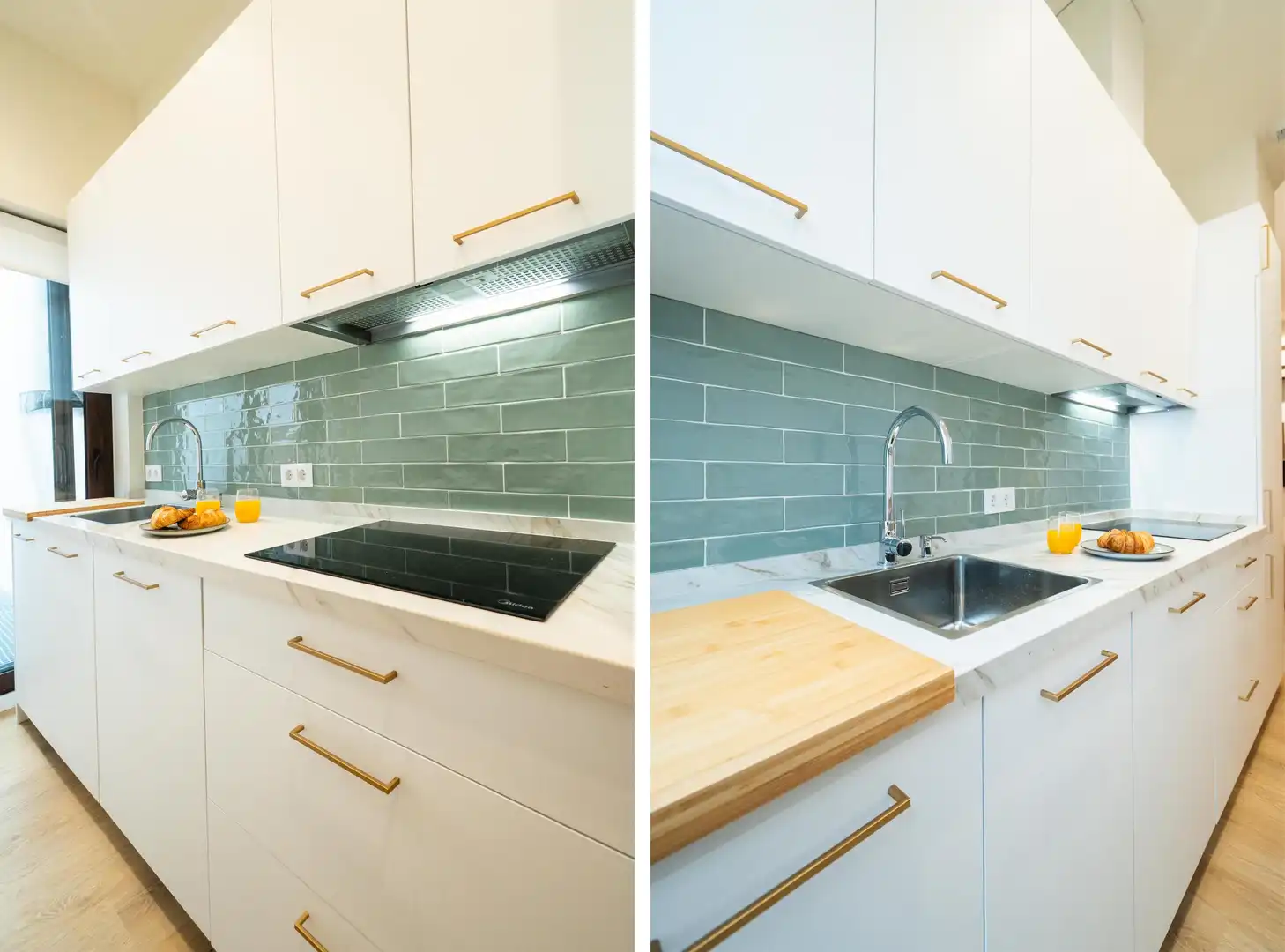 Cocina de Piso de alquiler en Sevilla con Aire acondicionado, Calefacción y Amueblado