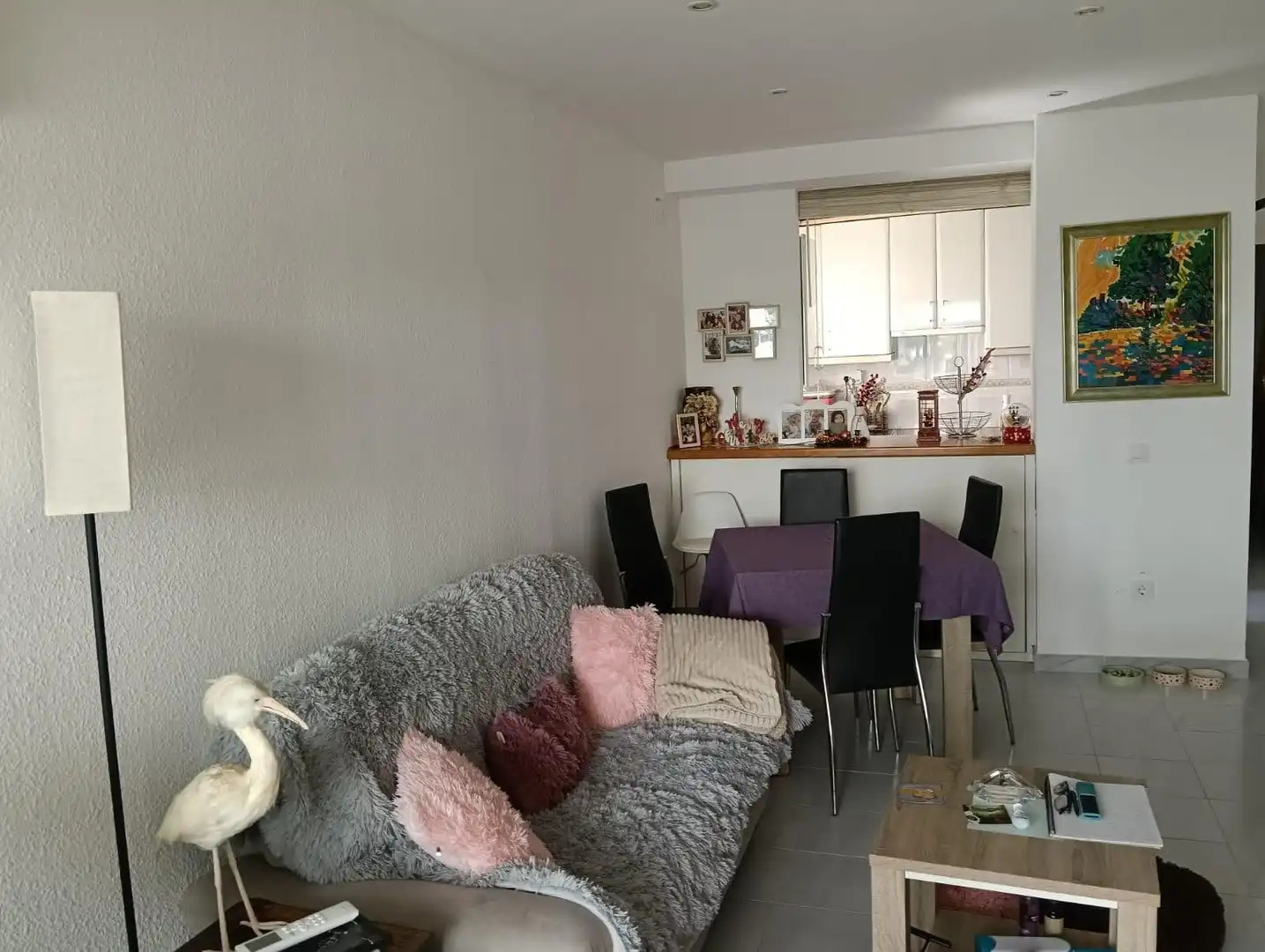 Sala de estar de Piso en venta en Cunit con Aire acondicionado, Jardín privado y Terraza
