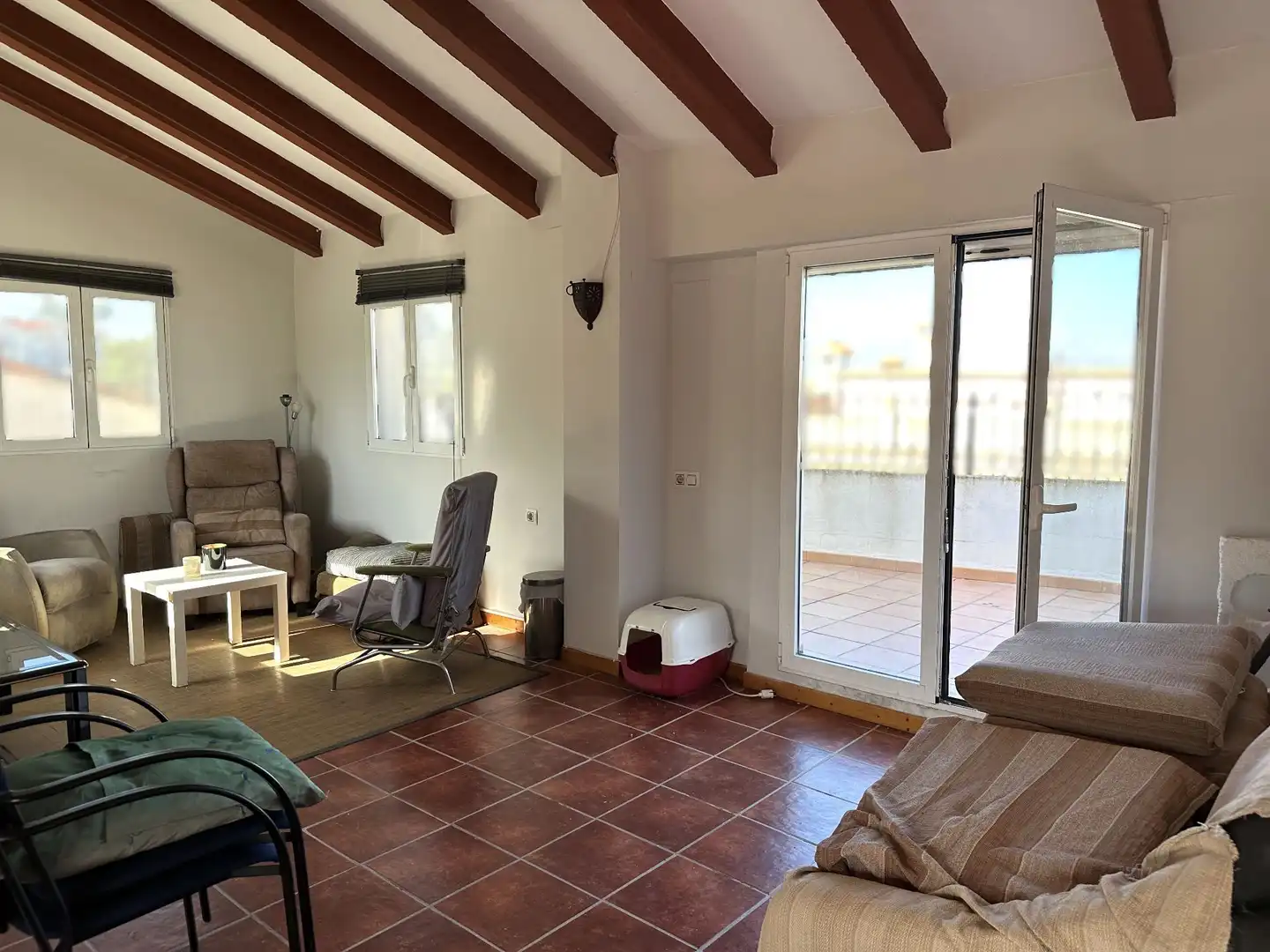 Sala d'estar de Finca rústica en venda en Albaida amb Aire condicionat, Calefacció i Terrassa