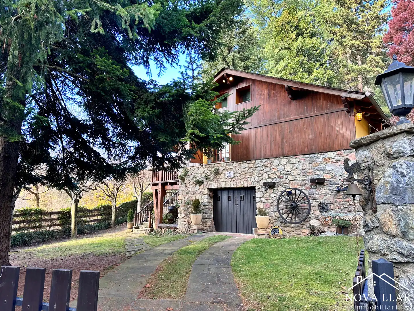 Vista exterior de Casa o chalet en venta en Ribes de Freser con Calefacción, Jardín privado y Parquet