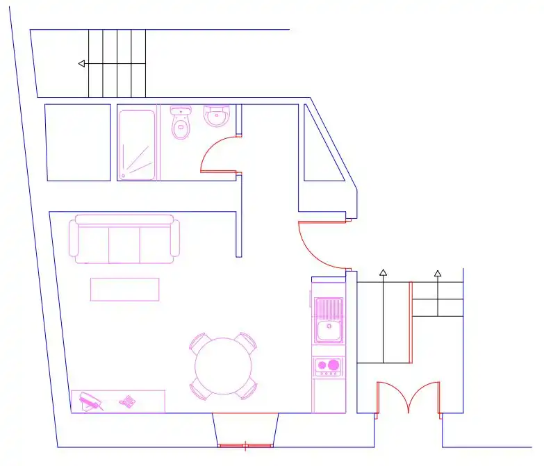 Study for rent in Granada  with Air Conditioner, Heating and Terrace